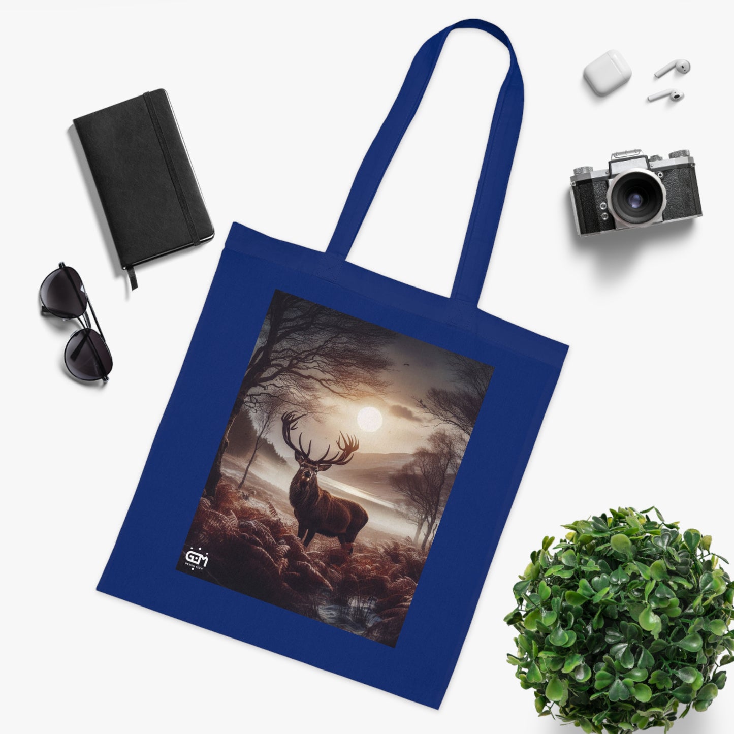 Scottish Nature Coloured Cotton Tote Bag