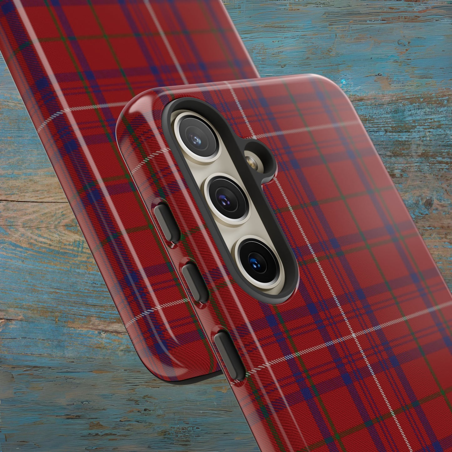 Scottish Tartan Phone Case - Rose, Various