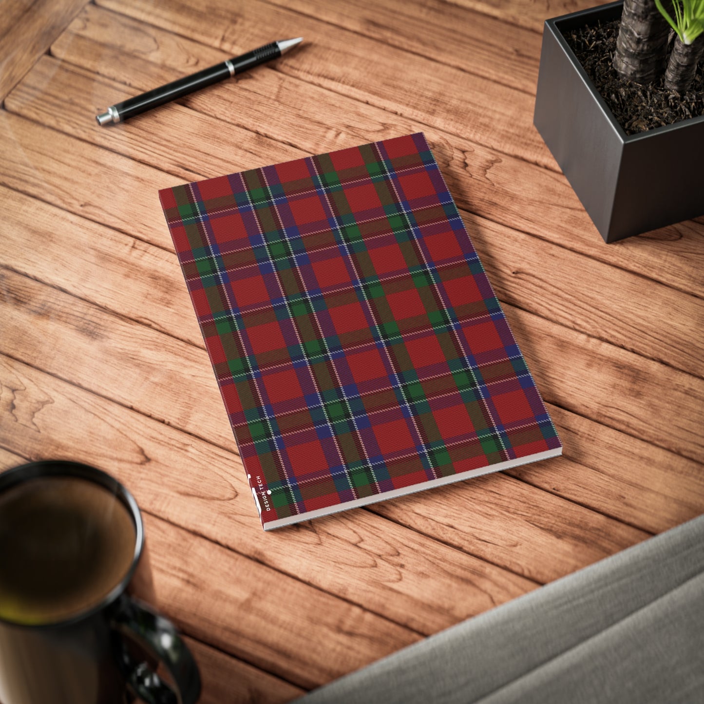 Scottish Tartan Softcover A5 Notebook - Sinclair